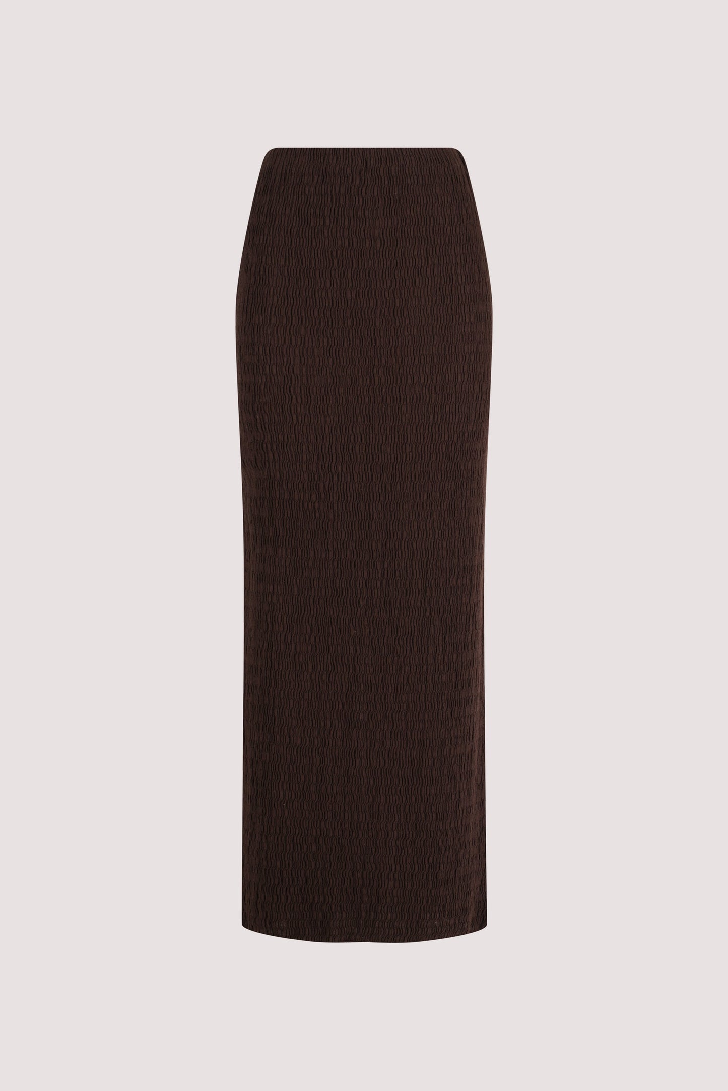 MELISSA CHOCOLATE KNIT MIDI SKIRT