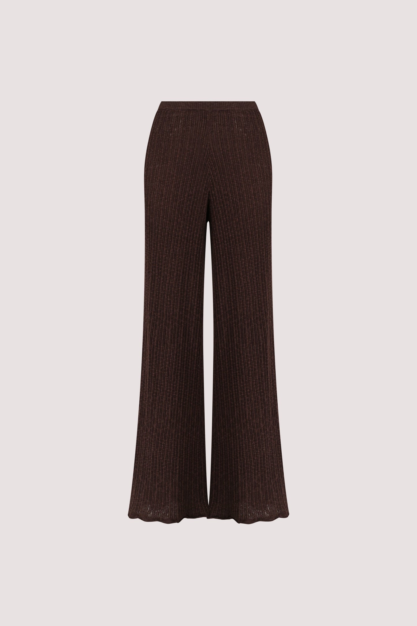 MAX CHOC WIDE LEG KNIT PANT