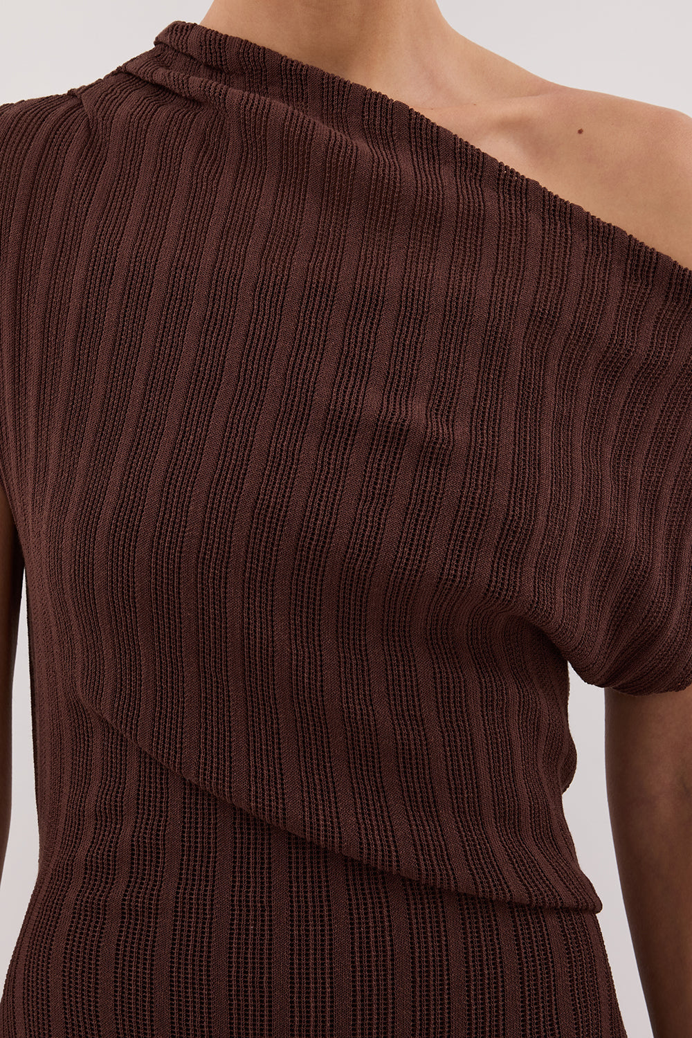 BOWIE WALNUT KNIT MAXI DRESS