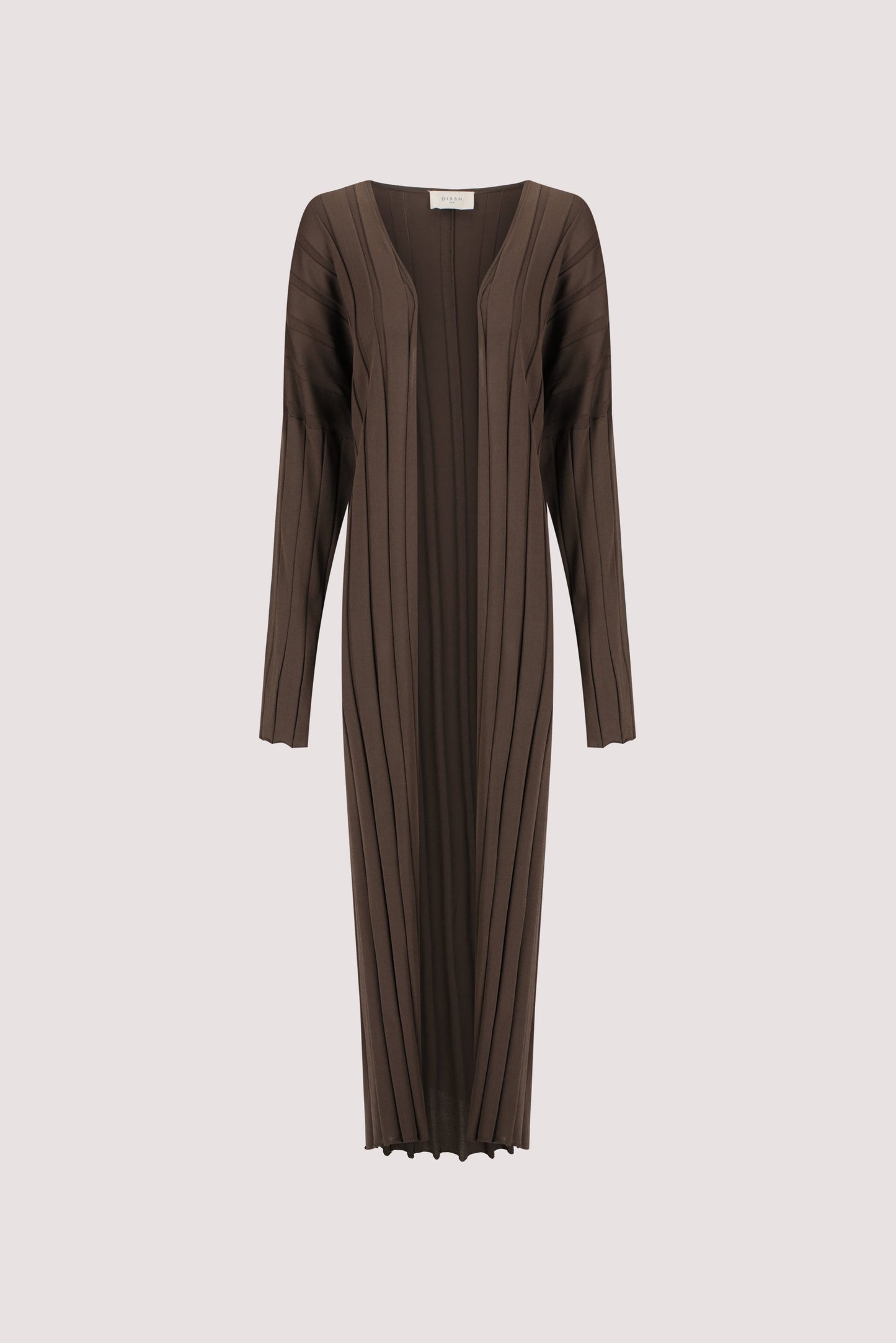 EVE DARK OLIVE KNIT MIDI CARDIGAN