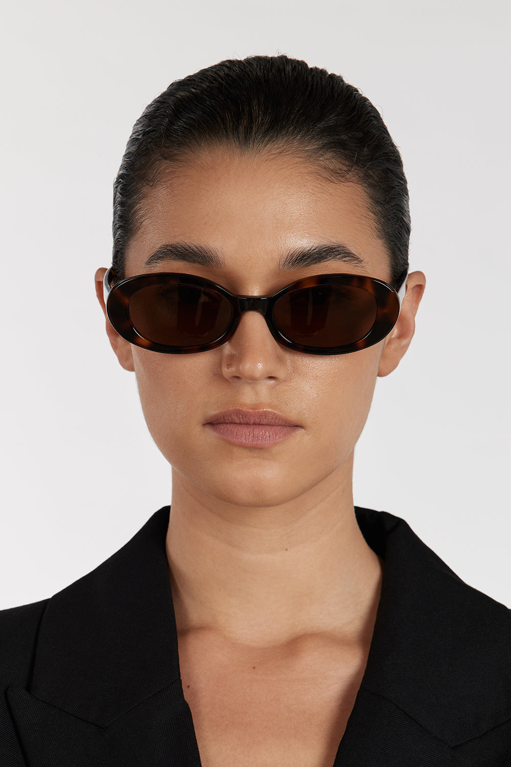 ELISA JOHNSON LYRIC LEIGH IN BROWN TORTOISE SUNGLASSES