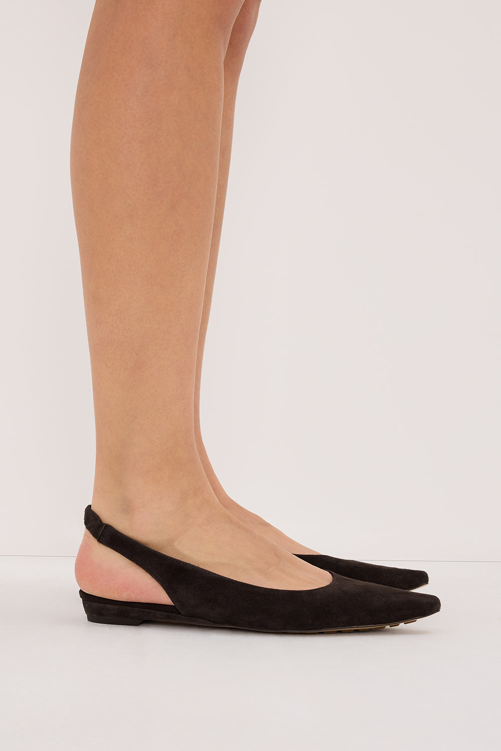 ALIAS MAE HAZEL CHOC SUEDE SLINGBACK FLAT