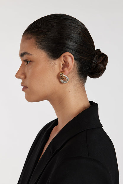 HEAVEN MAYHEM MINI KNOT MIXED EARRING
