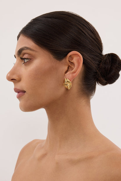 HEAVEN MAYHEM GOLD WIND EARRING