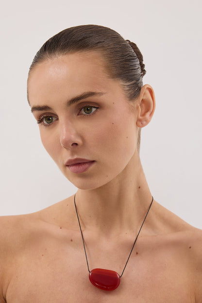 HEAVEN MAYHEM JULIA RED NECKLACE