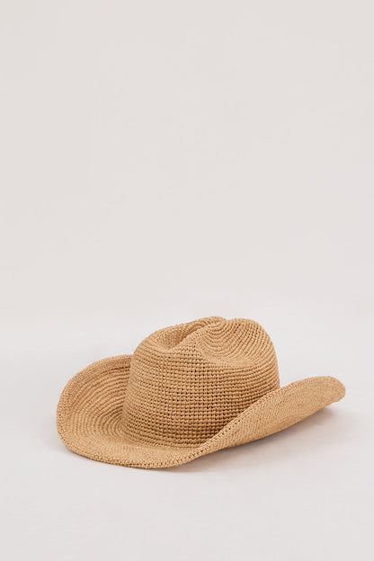 LACK OF COLOR RAFFIA COWBOY NATURAL