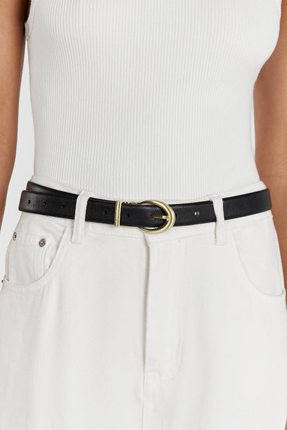 SANCIA THE MISCHA BELT BLACK
