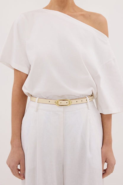 SANCIA THE MIRA ECRU BELT