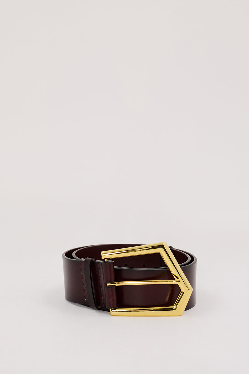 NOAH THE LABEL PLUM WIDE BELT