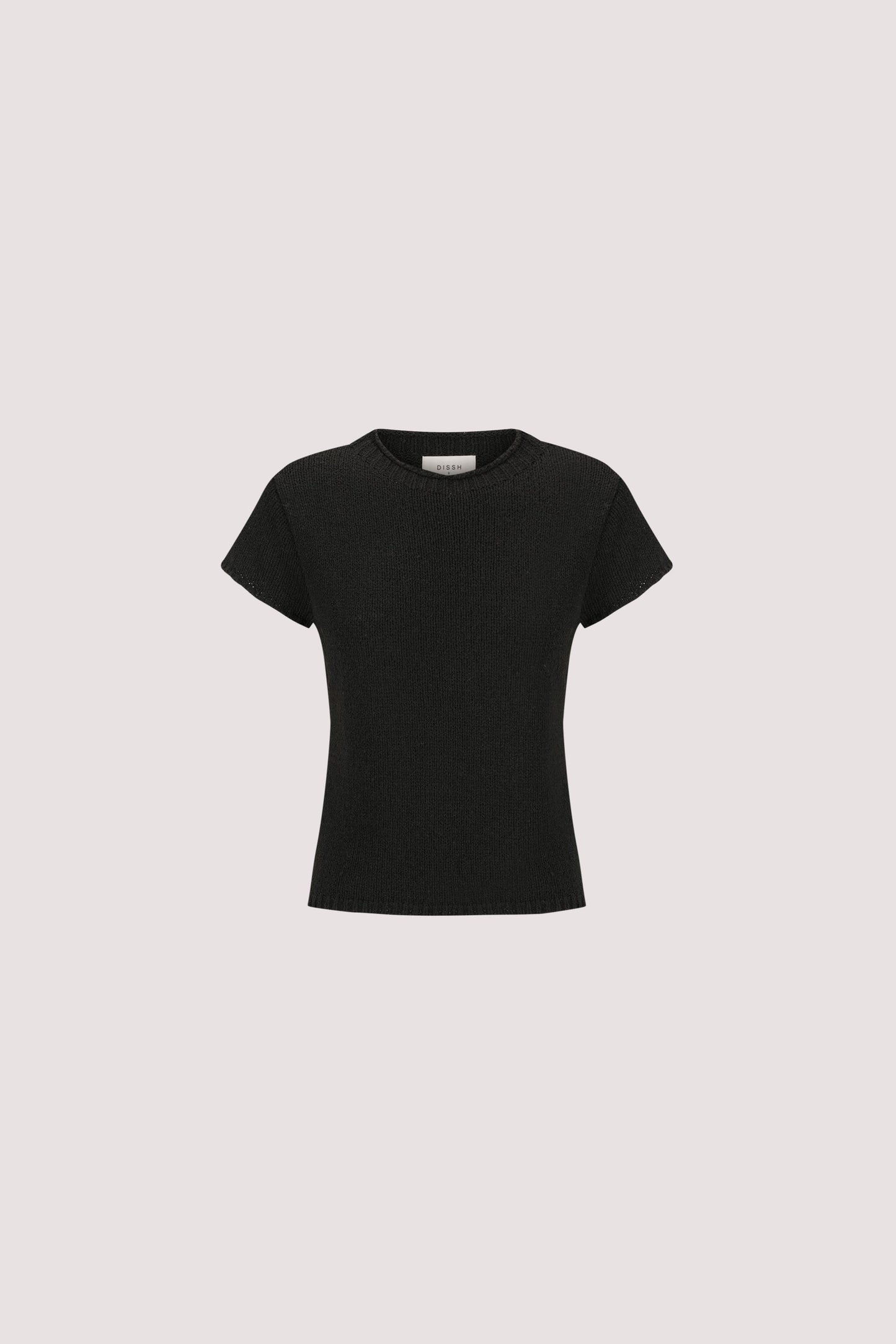 LEO BLACK KNIT TOP