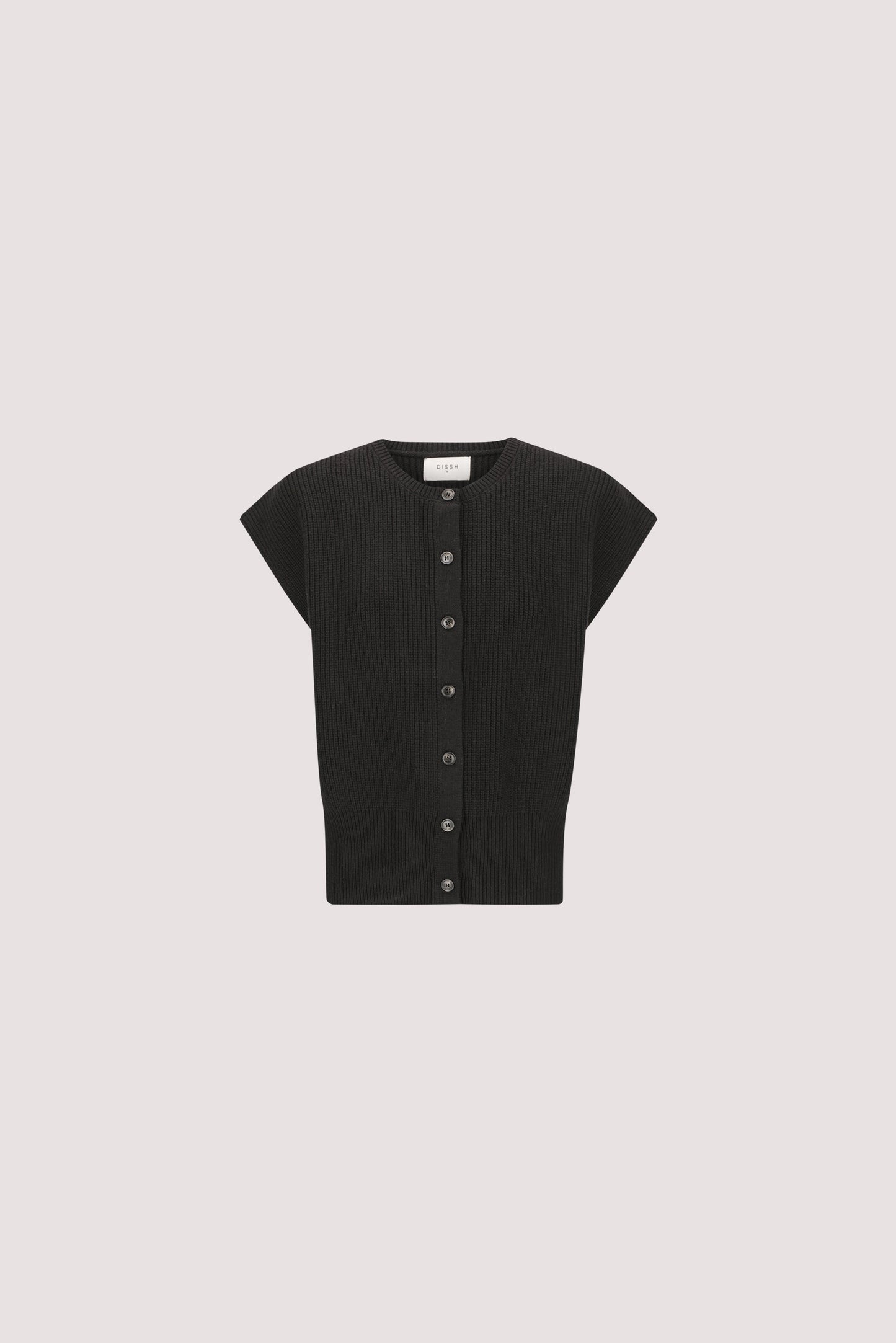 KATE BLACK KNIT VEST