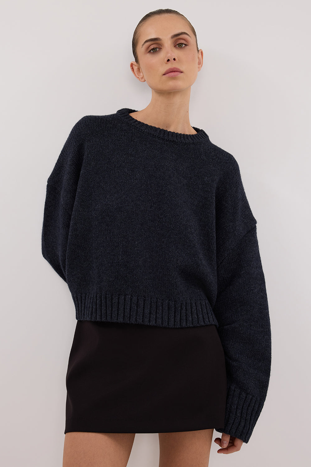 AMY INK CREW NECK KNIT JUMPER