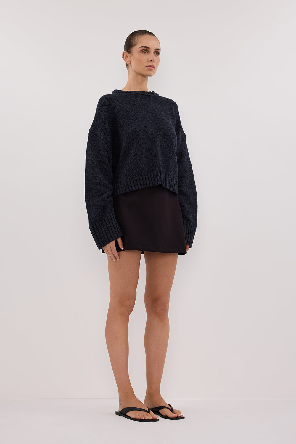 AMY INK CREW NECK KNIT JUMPER