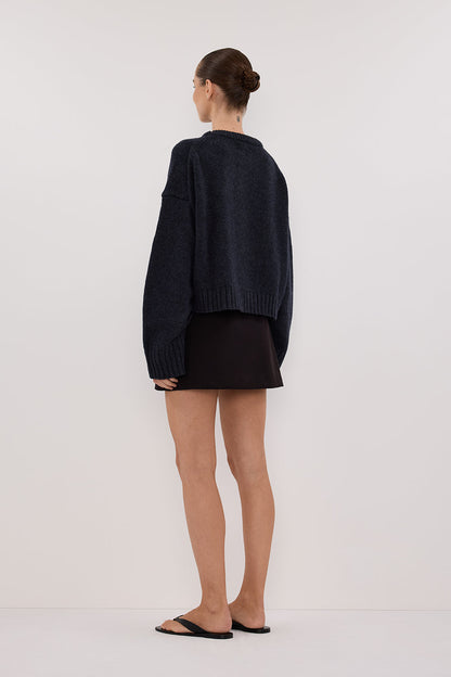 AMY INK CREW NECK KNIT JUMPER