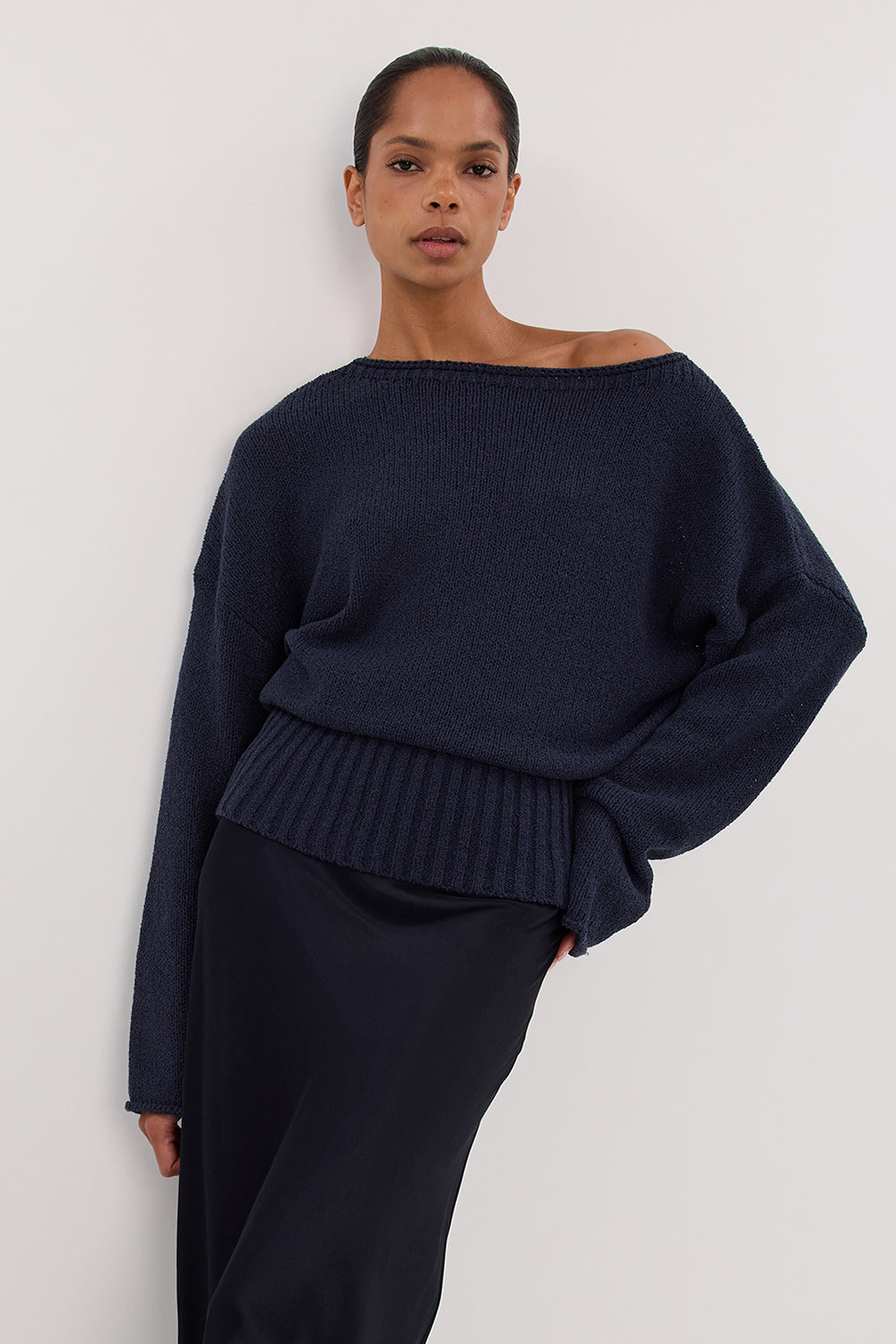 JULES INK LONG SLEEVE KNIT TOP