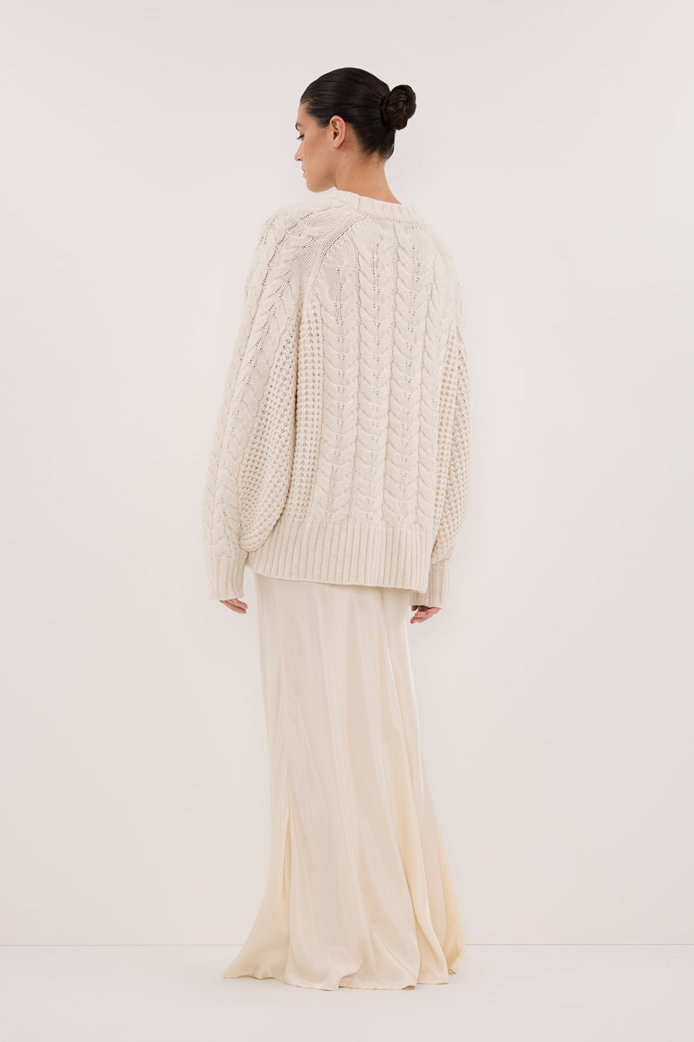 TOM CREAM CABLE LONGLINE JUMPER