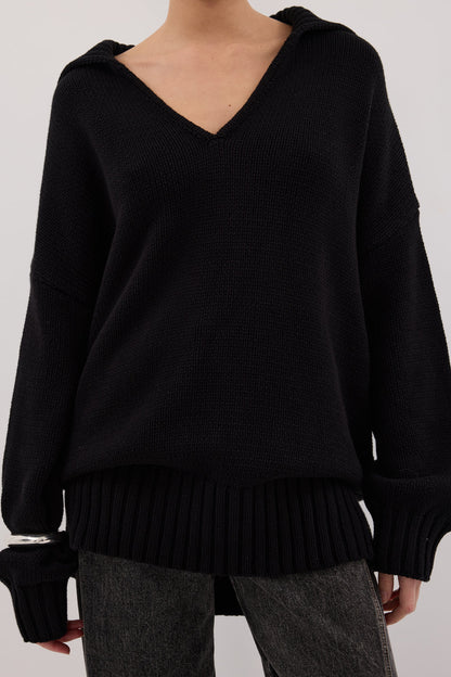 FRANKIE BLACK SAILOR JUMPER