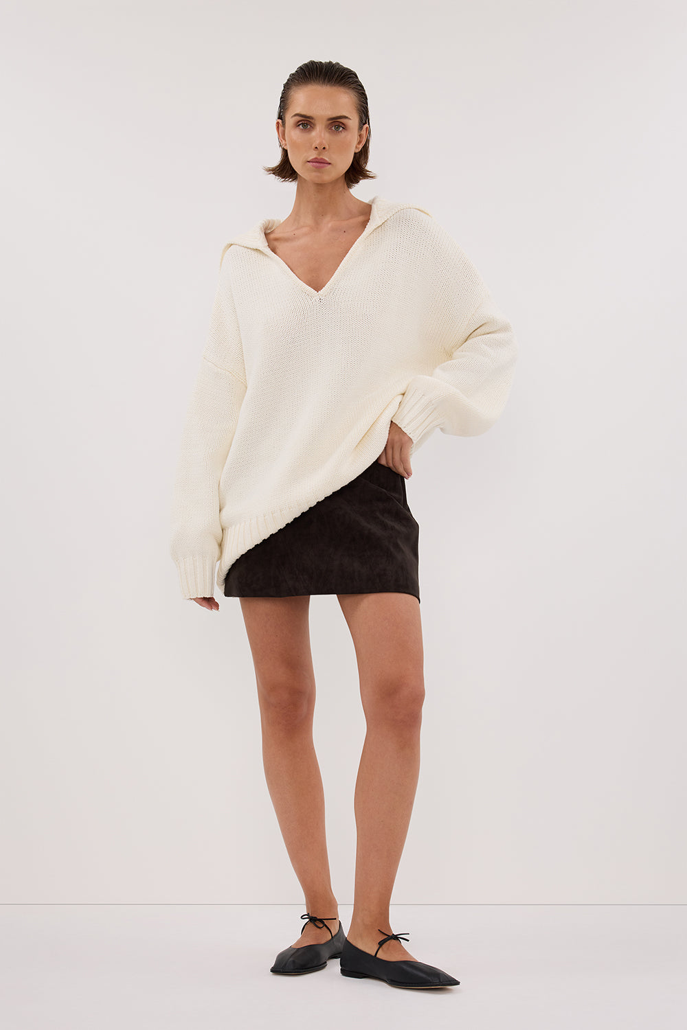 FRANKIE OFF WHITE SAILOR JUMPER