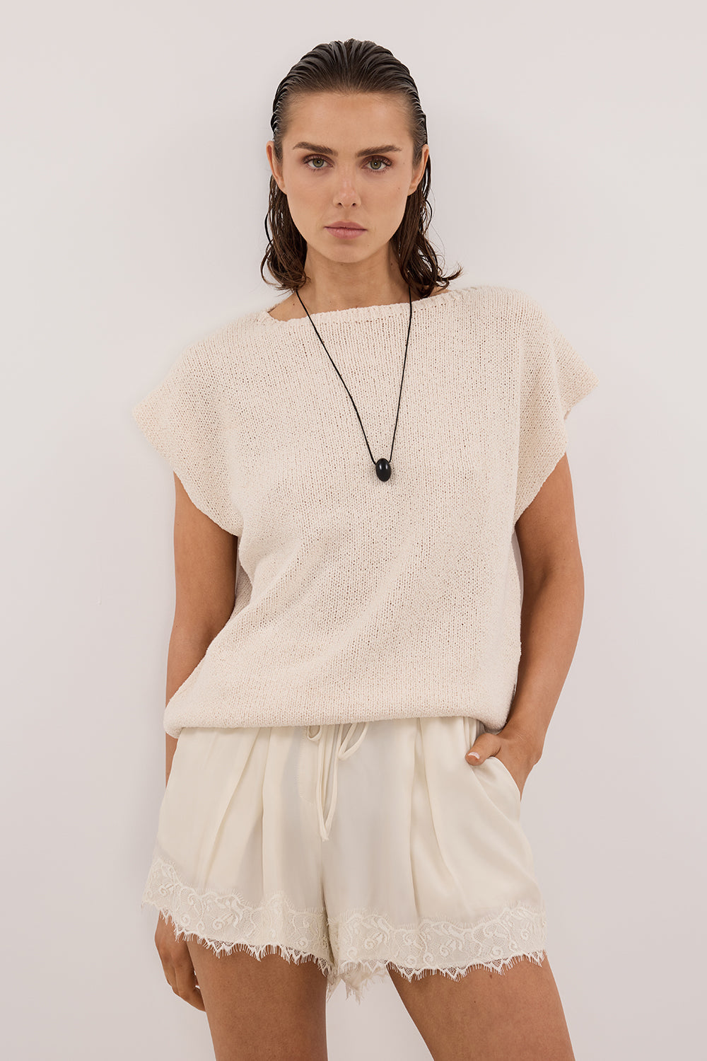 ASPEN SANDSTONE KNIT TOP