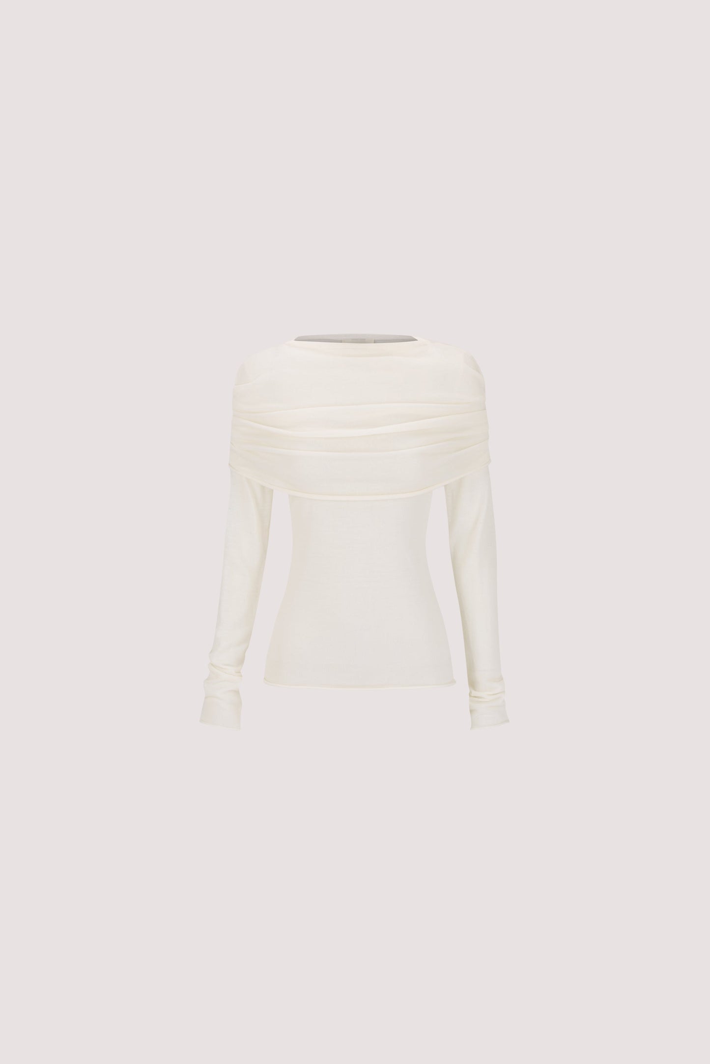 IVY OFF WHITE MERINO LONG SLEEVE TOP