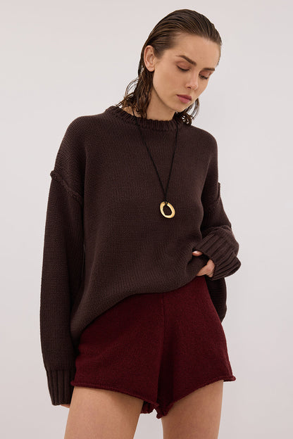 ASPEN SANGRIA KNIT SHORT