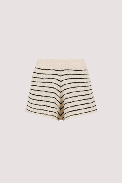 ASPEN SANDSTONE STRIPE KNIT SHORT