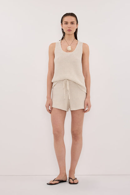 PEARL NATURAL KNIT SHORT