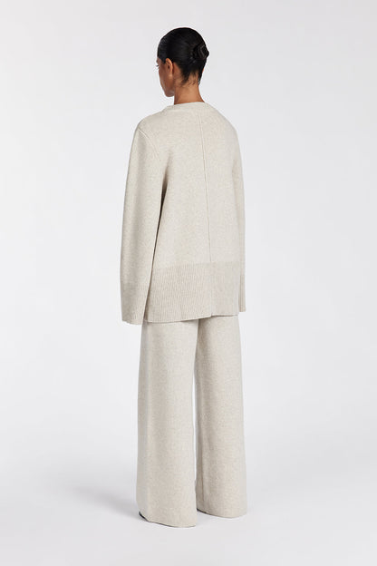 CLEMENCE OAT MARLE KNIT PANT