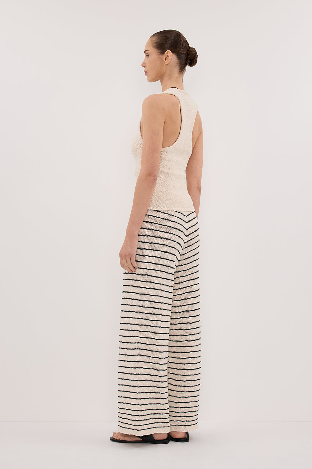 ASPEN SANDSTONE STRIPE KNIT PANT