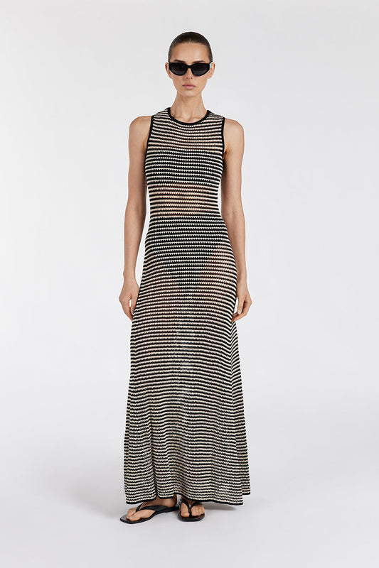 NATE BLACK SLEEVELESS MAXI DRESS